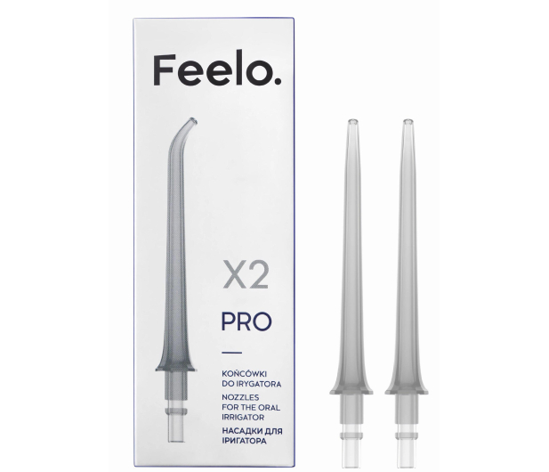 Feelo Końcówki do irygatora PRO Standard szary 2 szt. - 1225775 - zdjęcie